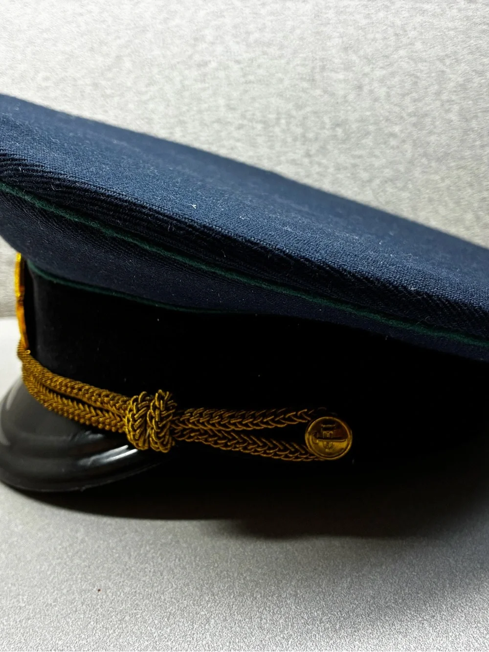 VTG SOVIET Uniform Military Officer Visor Cap size 56 Railroad Railways USSR